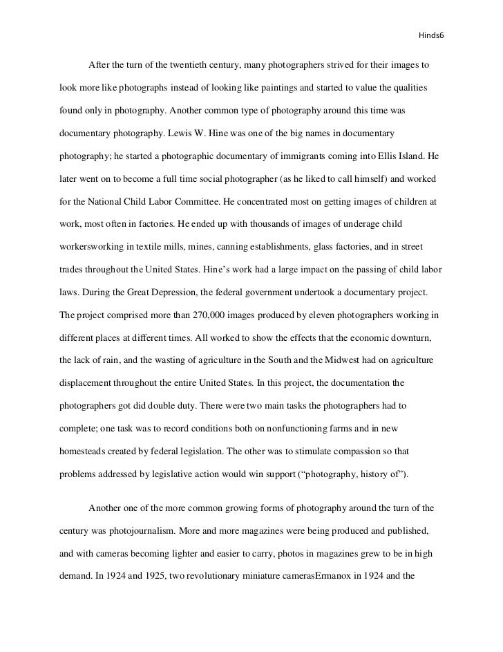 senior project essay