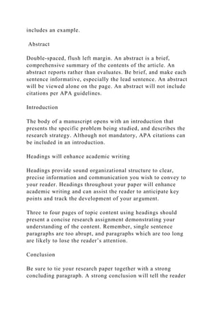 Research Paper – Final Submission InstructionsBy the end of | PDF