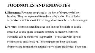 Margian Footnotes Example RESEARCH PAPER FORMAT ONLY FOE STUDENTS .pptx