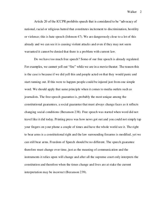 research paper free speech research paper free