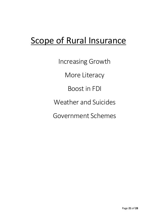 Insurance term paper