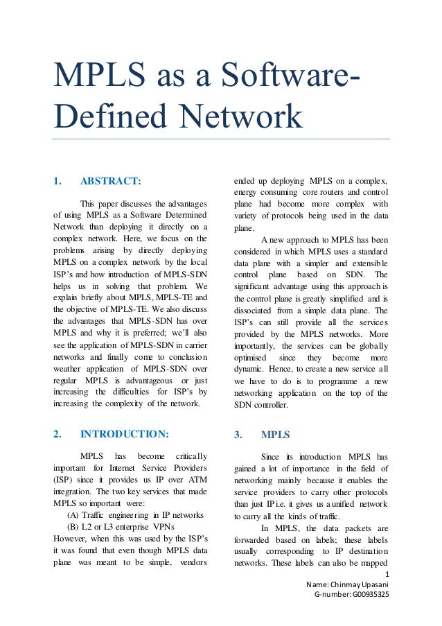 Ip networks research paper