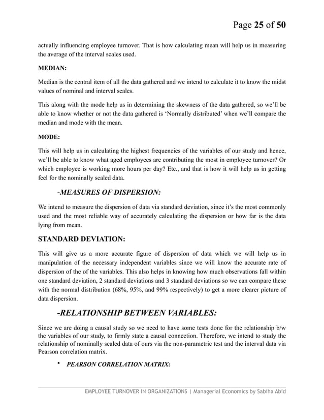 Research paper on Employee turnover in organizations