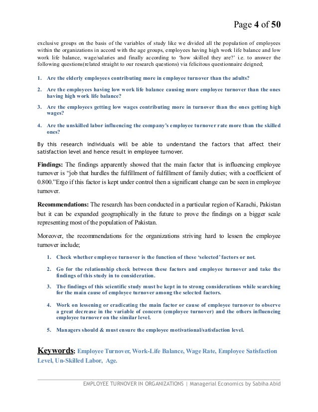 Impact of employee turnover picture