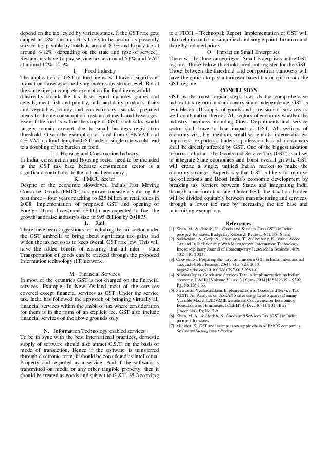 Impact of gst on restaurant industry pdf image