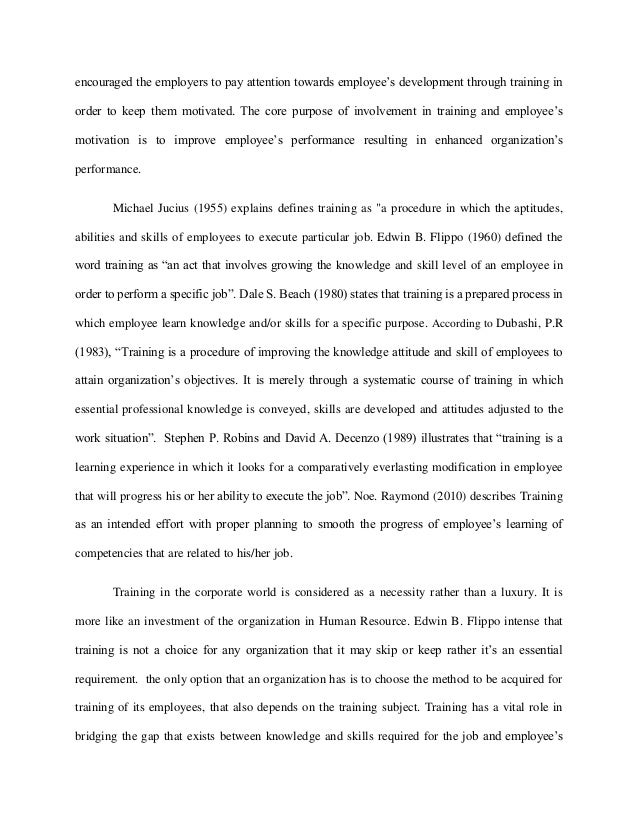 How To Write A Thesis Sentence For An Essay Encouraged Narrative Essay Topics For High School Students also Research Paper Essays Impact Of Training And Development On Employee Performance Essay On Health
