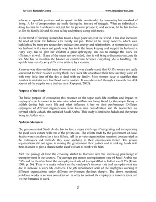 IMPACT OF WORK LIFE CONFLICT ON EMPLOYEE PERFORMANCE | PDF
