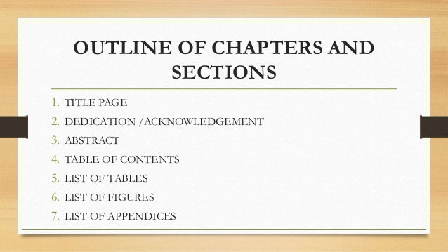 Research paper outline