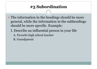 Research Paper Outline | PPT