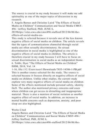 Research Paper OutlineResearch Topic Negative effects of .docx