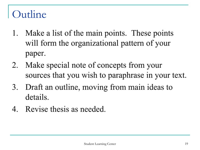 Research Paper Writing Process | PPT