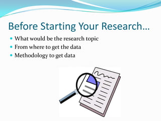 How to find Topic?Search through the search enginesStudy Journal published Articles of relevant subjectsGo for the latest IssuesDon’t reinvent the wheel