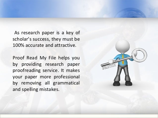 Research paper proofreading service