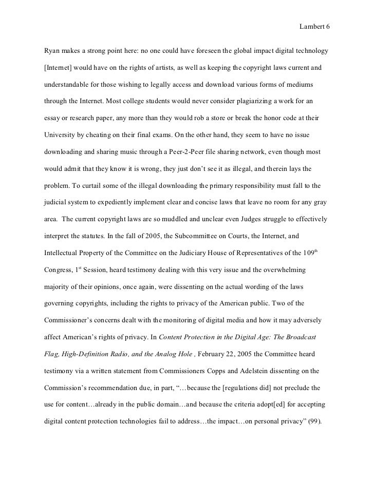Research paper copyright laws definition