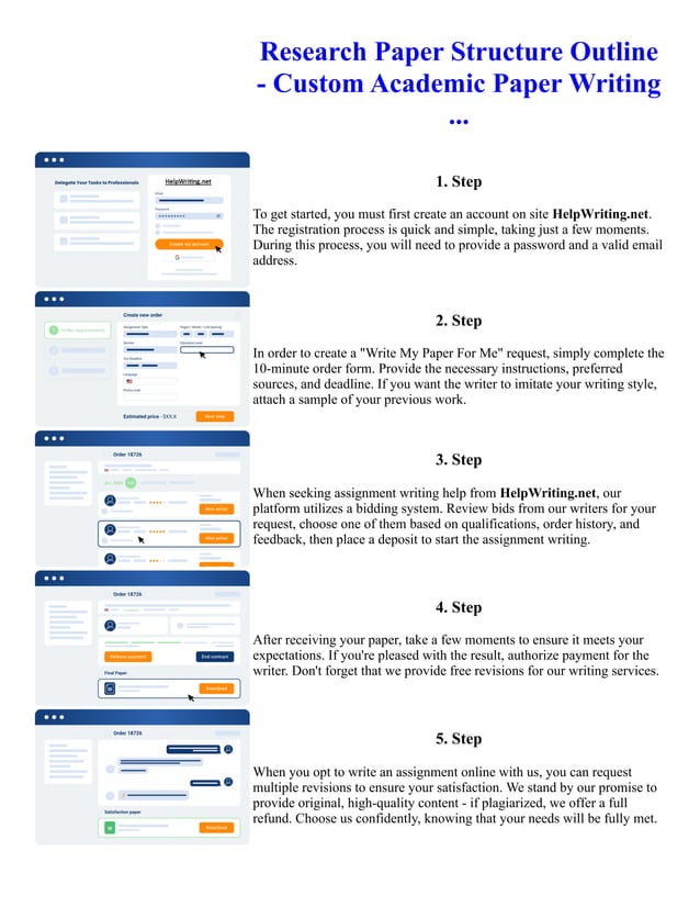 Research Paper Structure Outline - Custom Academic Paper Writing ...