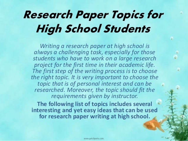 research topic ideas in humss