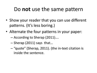 Research Paper Writing Citation Referencing Quicktips