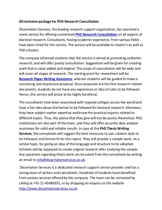 Research paper assistance