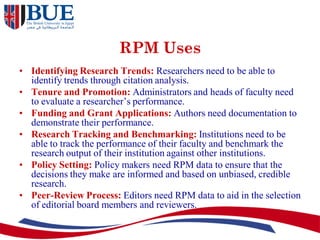 Researcher Performance Analyzer Research performance measurement | PDF