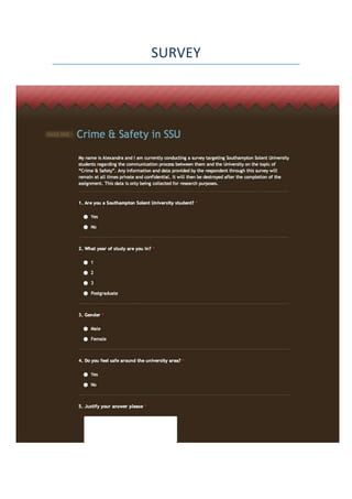 SURVEY
 