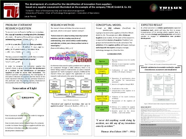 Masters thesis action research