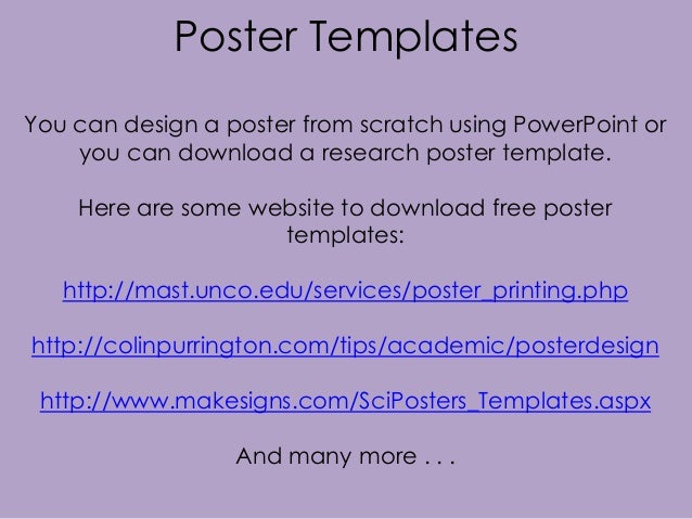 10 Powerpoint Poster Templates Ppt Free Premium Templates