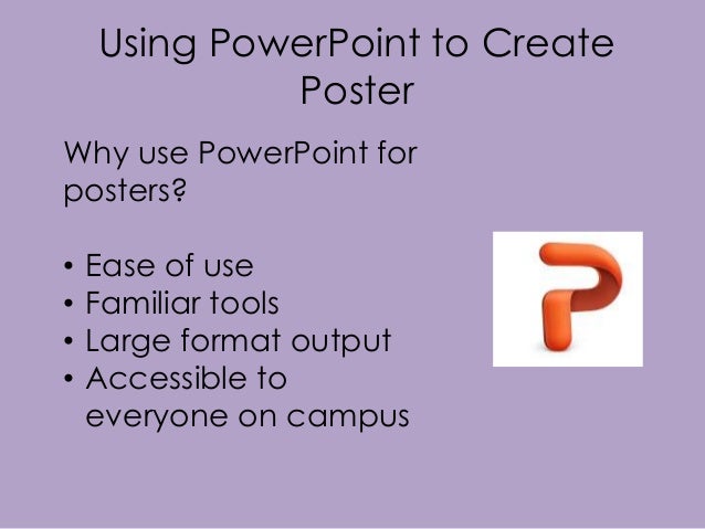 how to make a research poster in powerpoint