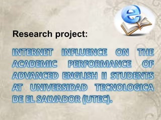 Research project:

 