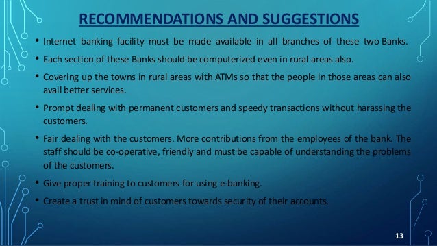 Dissertation report internet banking