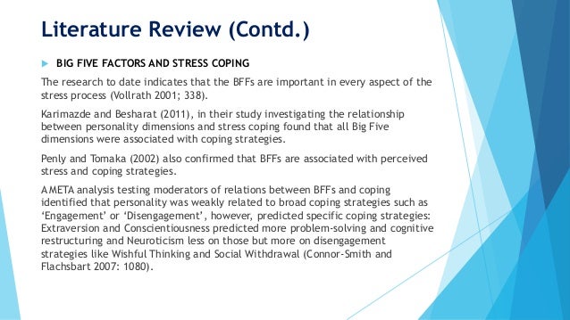 Literature Review, Occupational Stress, Stress Biology Literature Review, Occupational Stress, Stress Biology