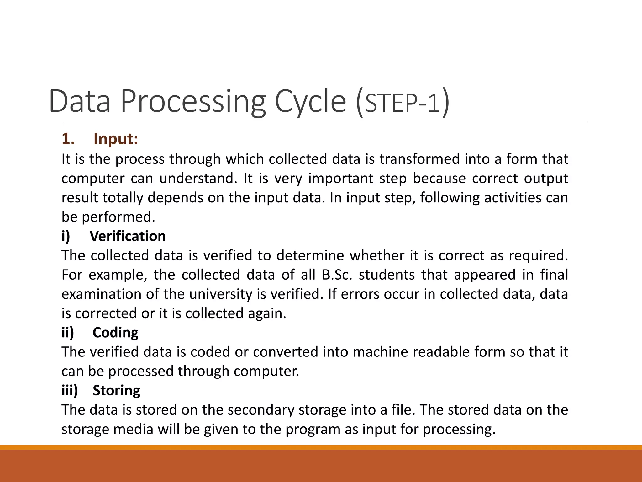 Data processing and analysis | PPTX
