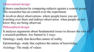Research design and variables | PPTX