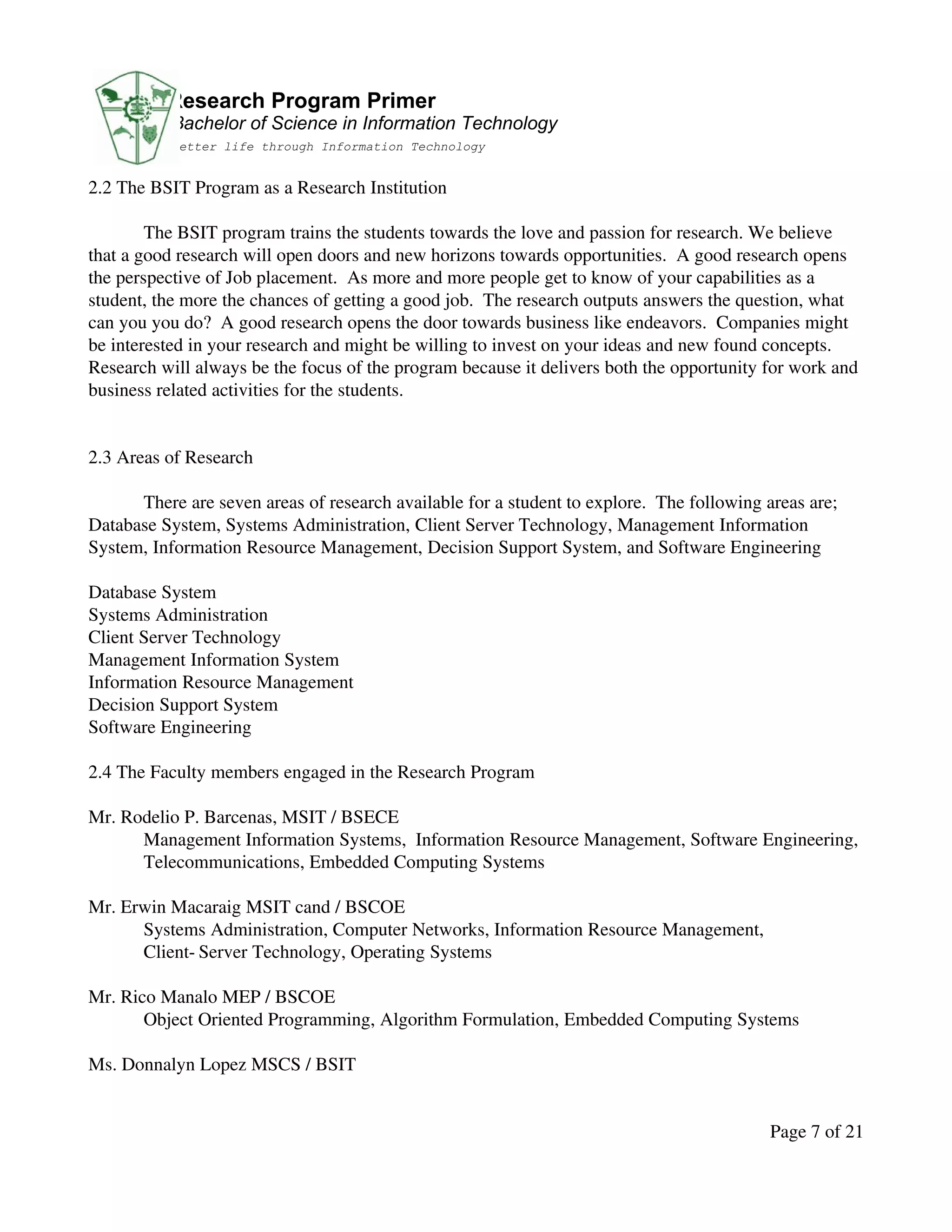 Research Primer | ODT