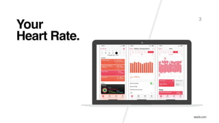 Your
Heart Rate.
3
apple.com
 