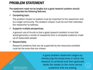 Research problem | PDF