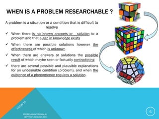 Research problem | PDF