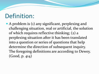 Research problem | PPTX