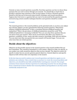 Research problem copy | PDF