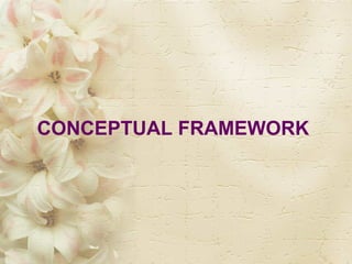 CONCEPTUAL FRAMEWORK 