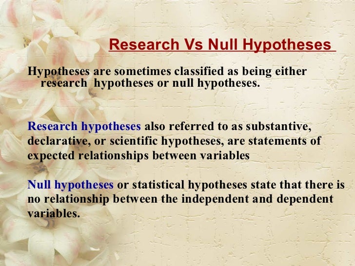 Lab report hypothesis
