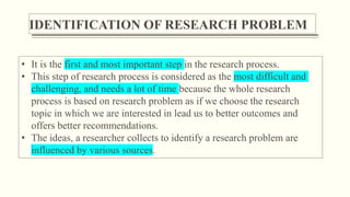 RESEARCH PROBLEM.pptx made by Navdeep Kaur | PPTX