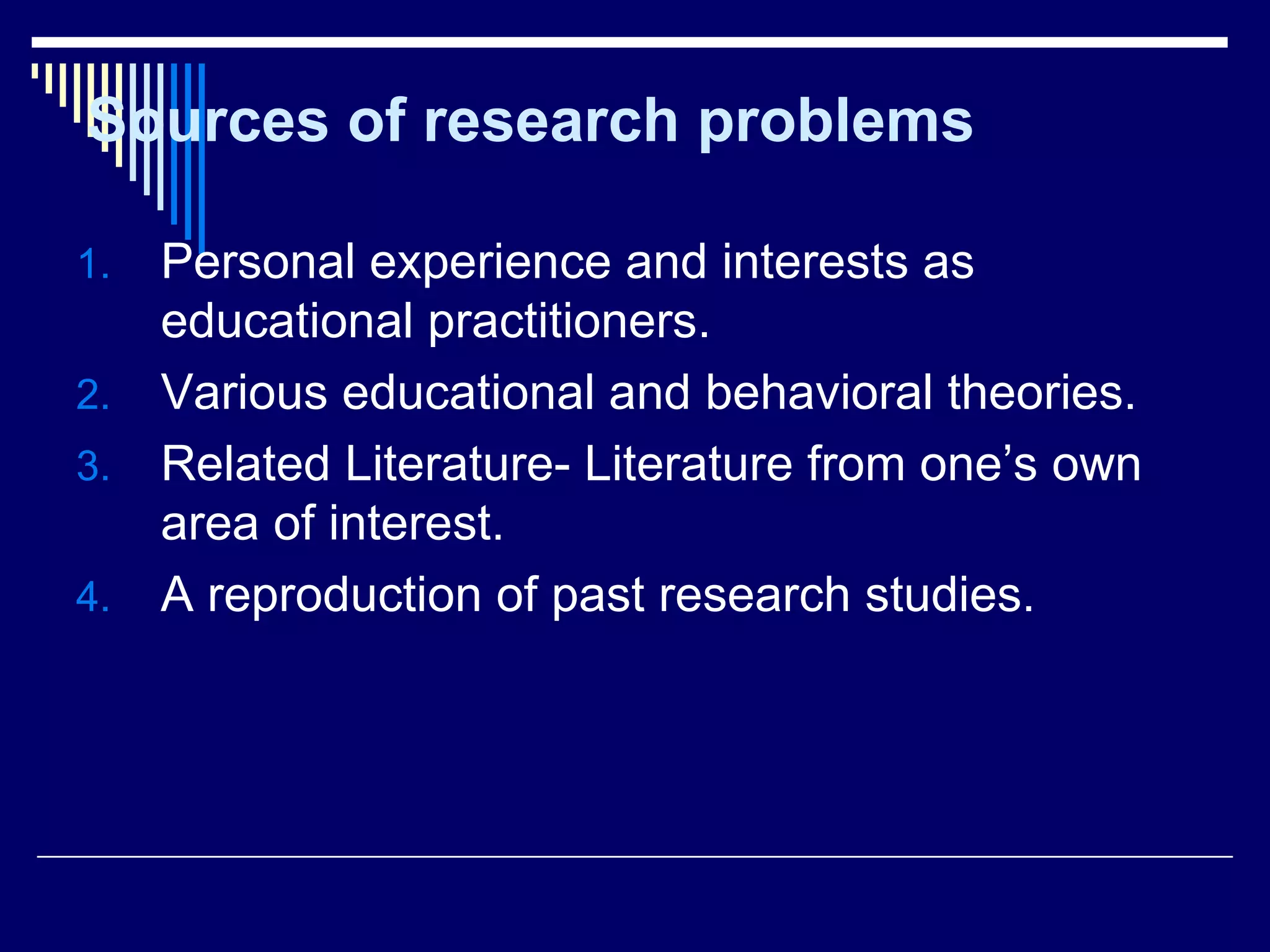 Research problem statement | PPT
