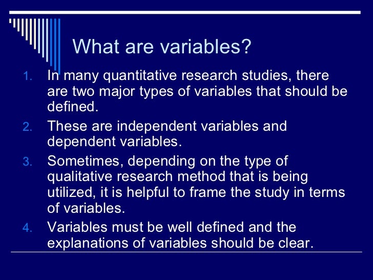 Research problem statement