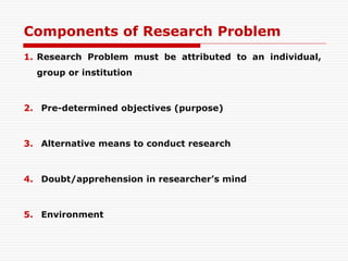 RESEARCH PROBLEM & TYPES OF VARIABLES.pptx