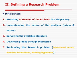 RESEARCH PROBLEM & TYPES OF VARIABLES.pptx