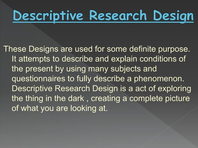Research Process And Research Design PPT