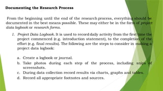 Documented Reseach Process Example Research Process.pptx powerpoint presentation | PPTX