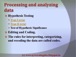 Research process best explained..