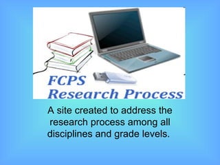 A site created to address the research process among all disciplines and grade levels.  