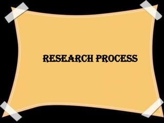 Research Process
 